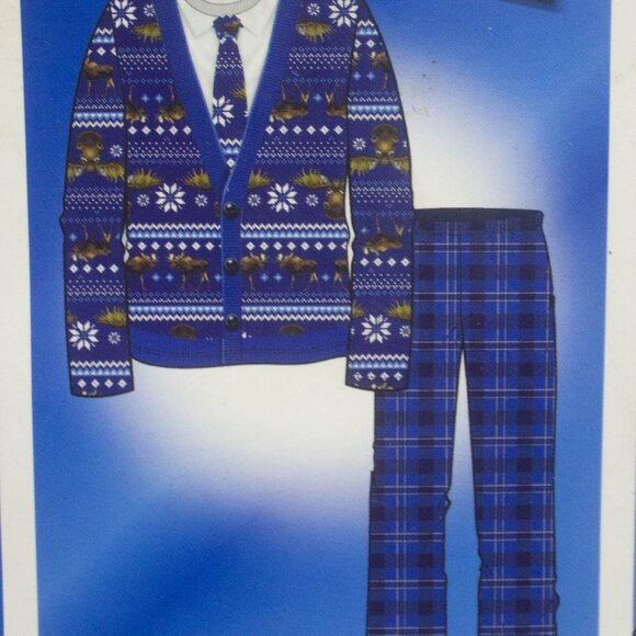 New With Tag Briefly Stated Just Moosing Around Men's 2 Piece PJ Set 2XL - Picture 3 of 5